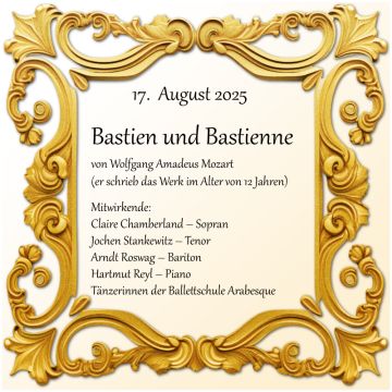 Tickets für Bastien und Bastienne am 17.08.2025 - Karten kaufen